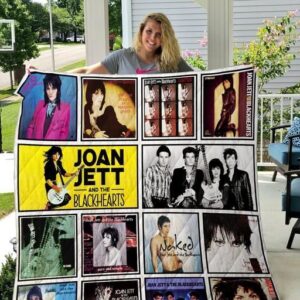 Joan Jett & The Blackhearts Quilt Blanket  Quilt